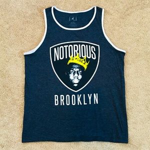 Notorious Brooklyn Mint Tank Men’s Sz Large